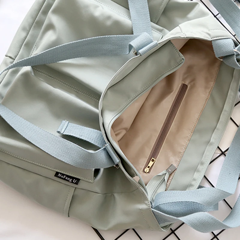 New Big Capacity Design Oxford  Women Shoulder Bag Fashionable Girls College Book Daily Shopping Crossbody Satchels Wholesale