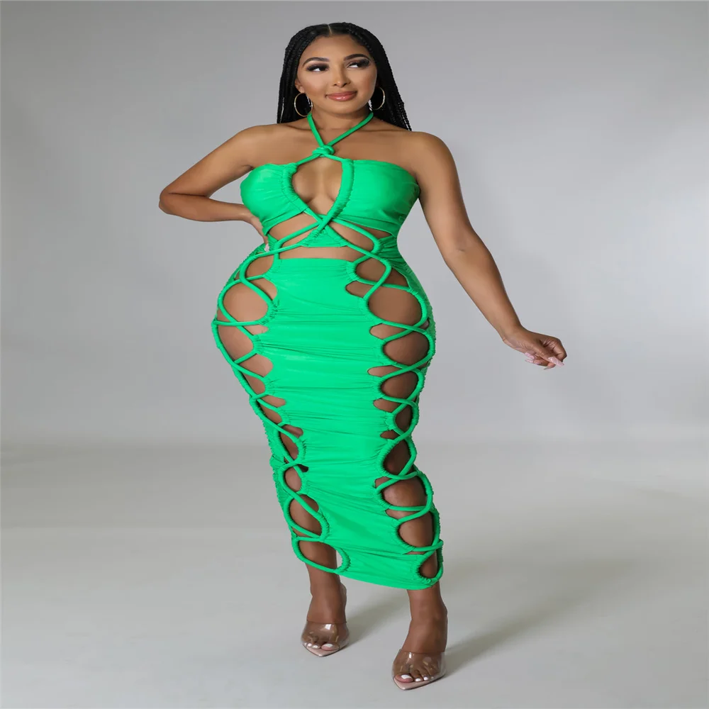 Рисунок 5 - Женское длинное платье с лямкой на шее