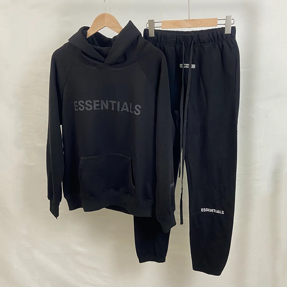 

Базовый комплект с капюшоном, новинка осень-зима, хлопковая толстовка в стиле оверсайз с логотипом в уличном стиле унисекс, штаны с капюшоно...