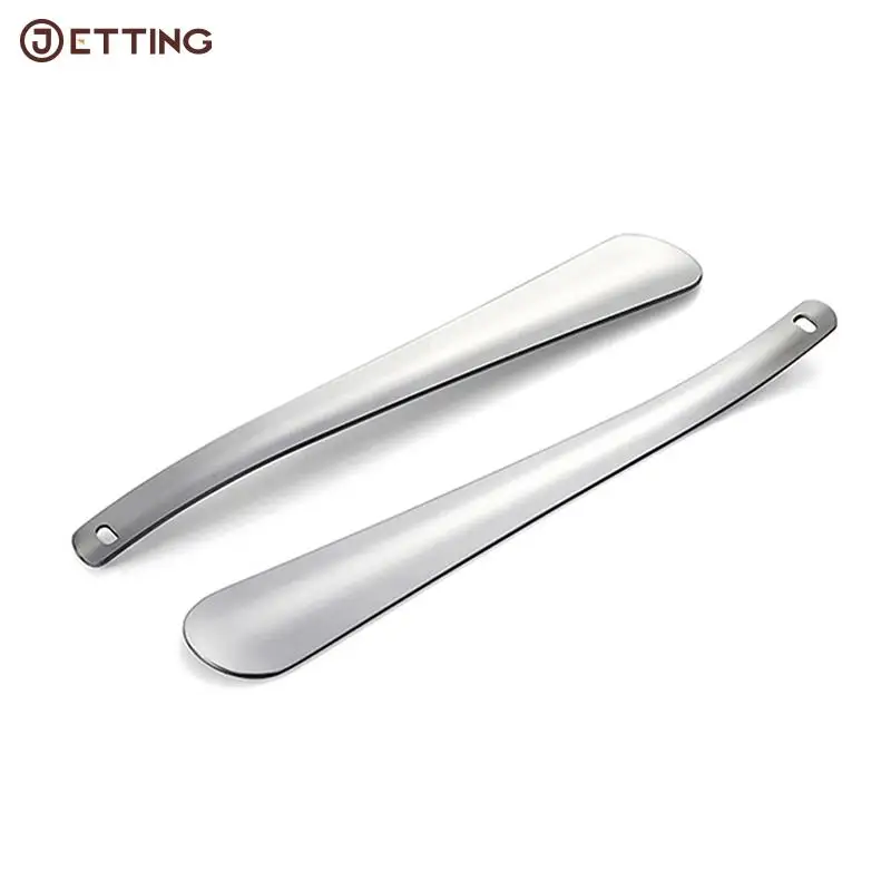 14.5/30CM Shoes Lifter Spoon Universal Home Supply Portable Pull Durable Tool High Heel Shoehorn Stainless Steel Handle Wearing images - 6