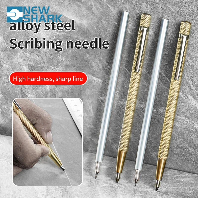 1/2/3/5pcs Diamond Metal Marker Engraving Pen Tungsten Carbide Nib Stylus Pen for Glass Ceramic Metal Wood Engraving Hand Tools