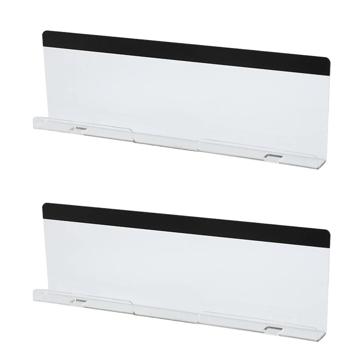 

2 Pack Message Parcel Shelf Adhesive Monitor Board Compter Monitors Computer Memo Notes Boards Acrylic Sticky Office Moniter