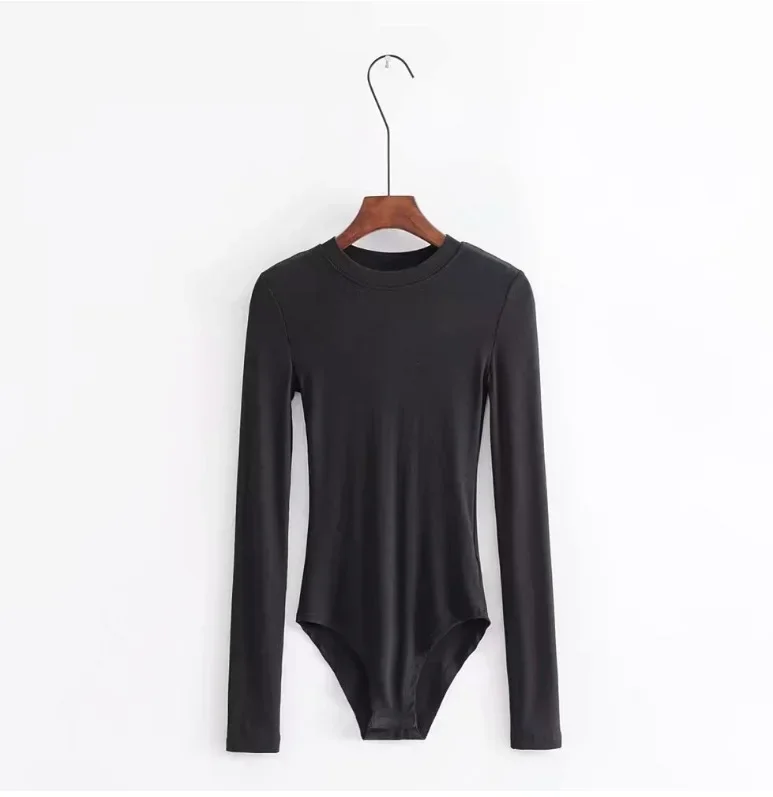 Боди женское сексуальное Клубное с длинным рукавом облегающие комбинезоны