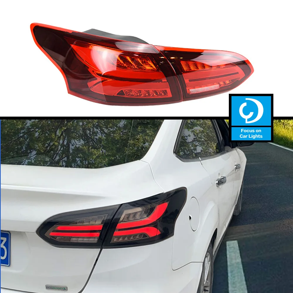 

Taillights Styling For Ford focus 3 LED rear Tail Light LED DRL Running Signal Brake Reversing Parking Lighthouse Facelift