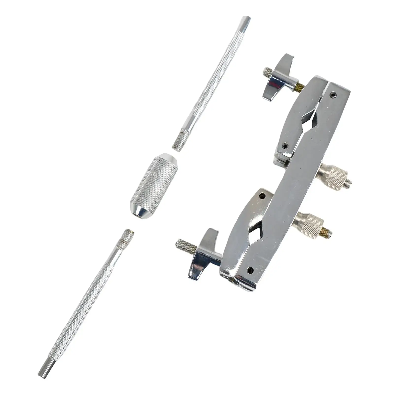 

Steel Cowbell Mounting Bracket Adjustable for Drums Musical Instrument Accessories