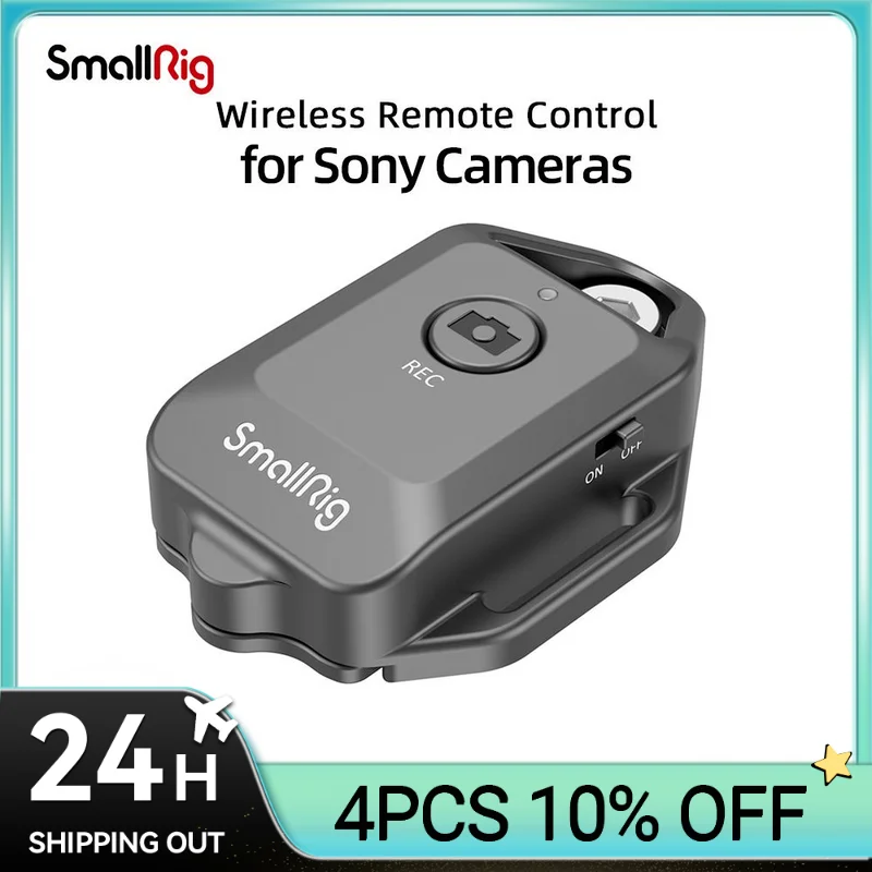 

SmallRig Camera Shutter Wireless Remote Control Selfie Clicker for Sony A6400/ A6600/ A7 iii/A7S III/A7C Cameras 2924