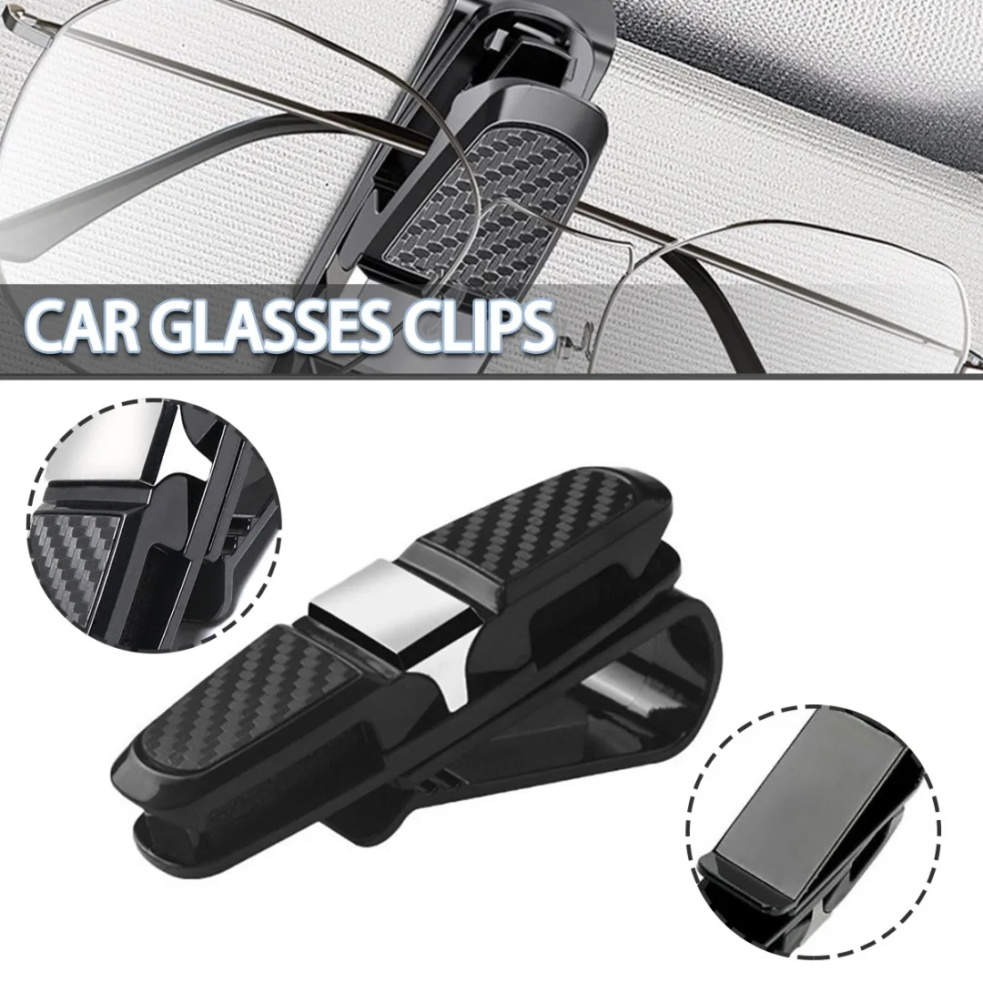 

Mayitr 1 шт. автомобильное углеродное волокно внешний вид стекло es зажим универсальные ABS автомобили стекло es чехол многофункциональные автомо...