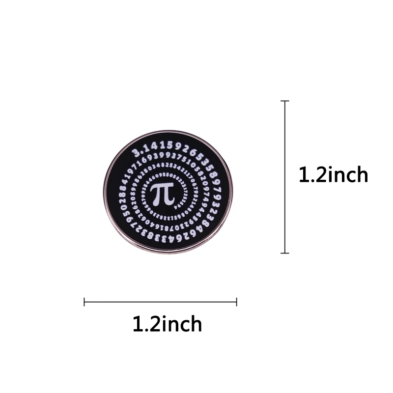 Archimedes и загадочное соотношение Pi брошь 3 1415 значения значка математическая
