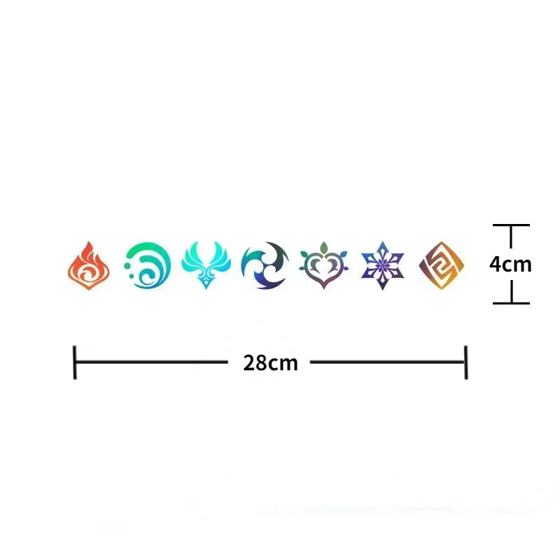 

Светоотражающие наклейки Genshin Impact