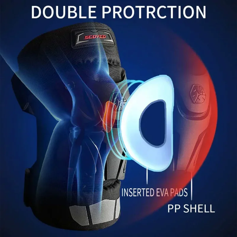 Наколенники для мотоцикла SCOYCO летнее короткое Защитное снаряжение езды на