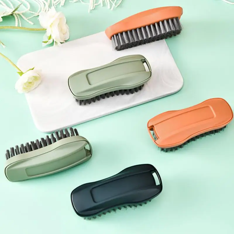 

The Bristles Are Neat And Delicate Shoe Brush In Line With Ergonomics Easy To Clean Cleaning Brush Simple And Labor-saving