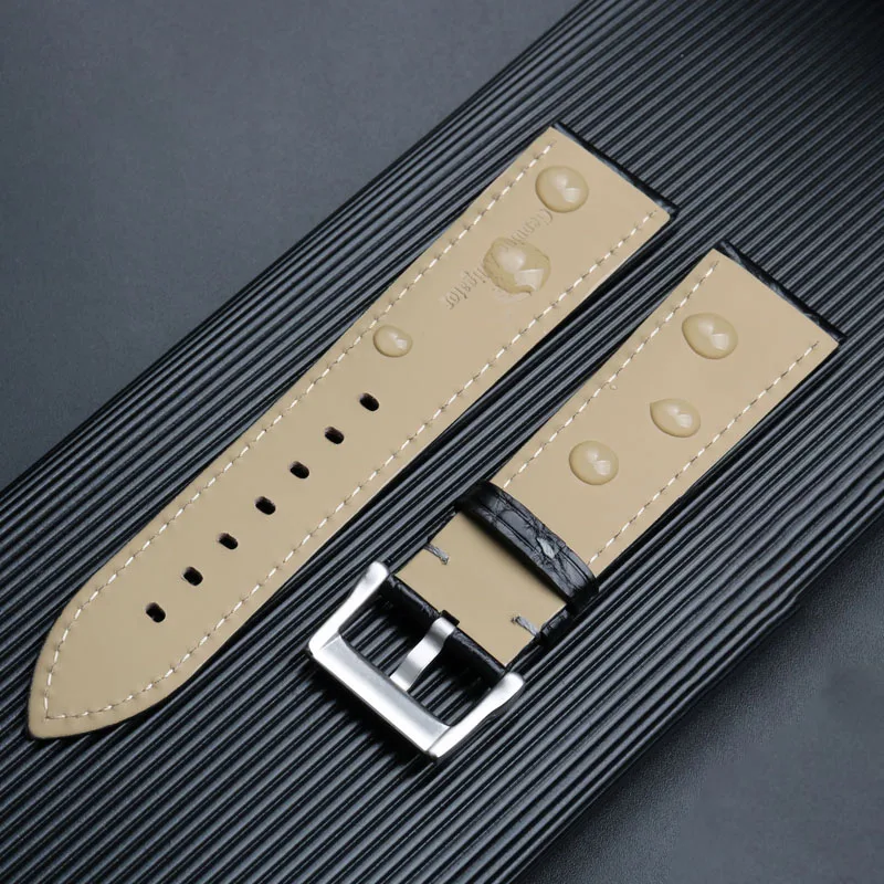 Ремешок для наручных часов из крокодиловой кожи 23 мм