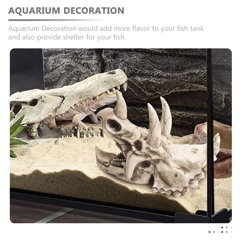 Терариум аквариум скрывающая пещера креветки форма динозавра аксессуары для