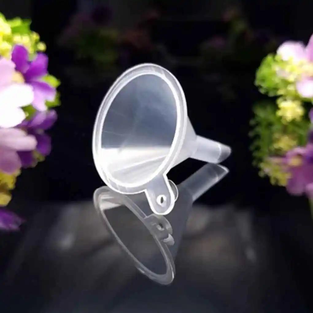 

10/20pcs Small Plastic For Perfume Diffuser Bottle Mini Liquid Oil Funnels Lab Tools Transparent Liquid Oil Funnels Set for Labs