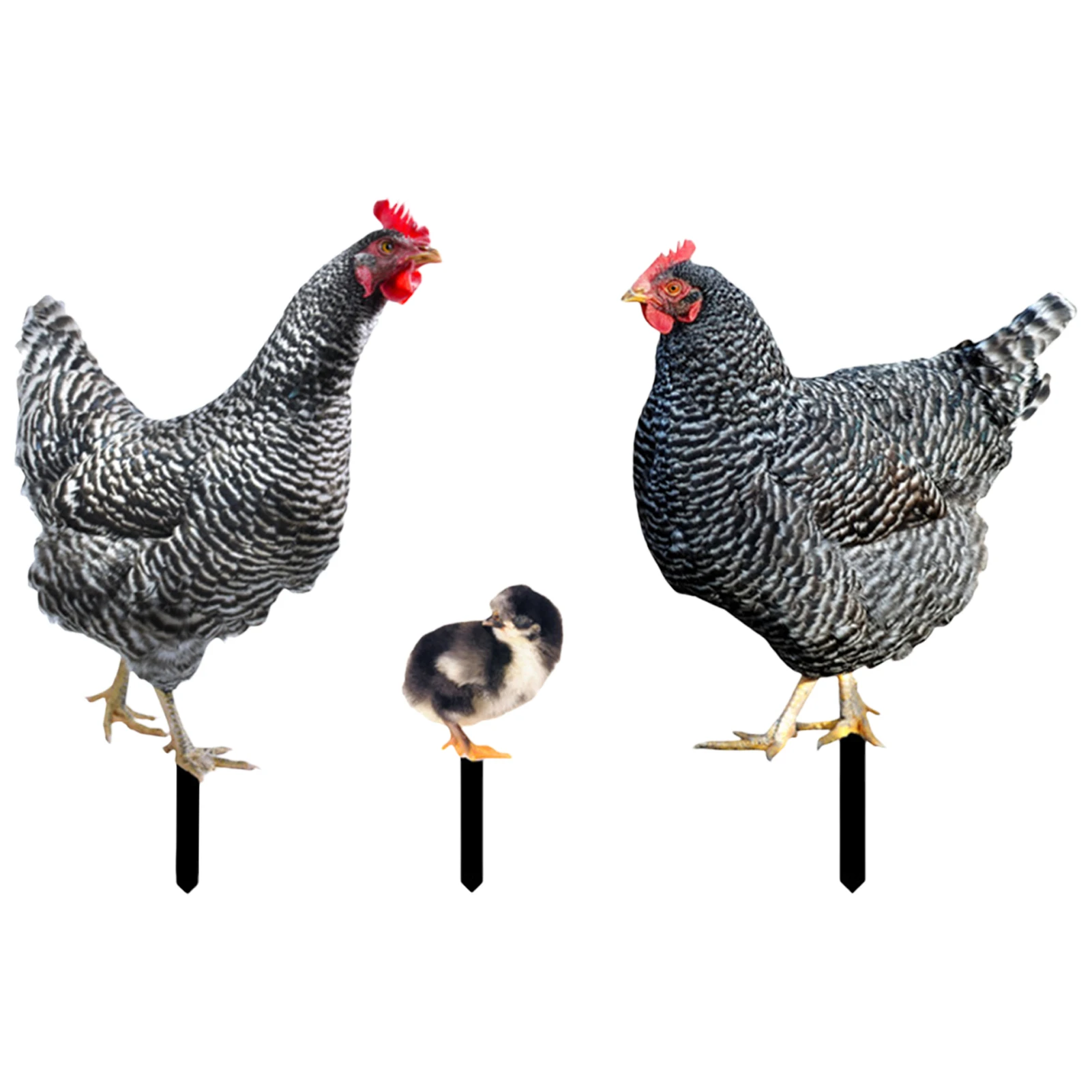 Фигурка курицы имитация животное домашнее украшение уличное для двора - купить