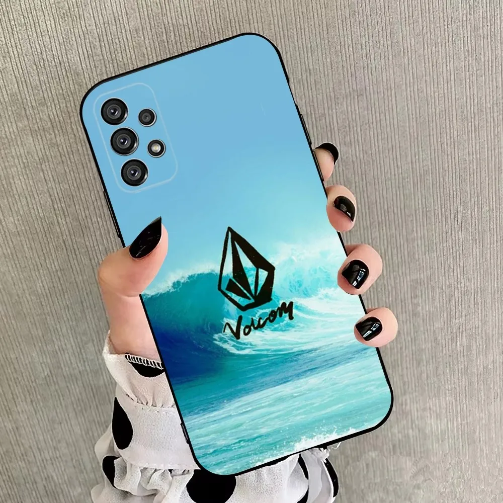 Модный V-Volcom спортивный Стильный чехол для телефона Samsung Galaxy A20 A21s A22 A31 A32 A52 A53 A72 73 A80