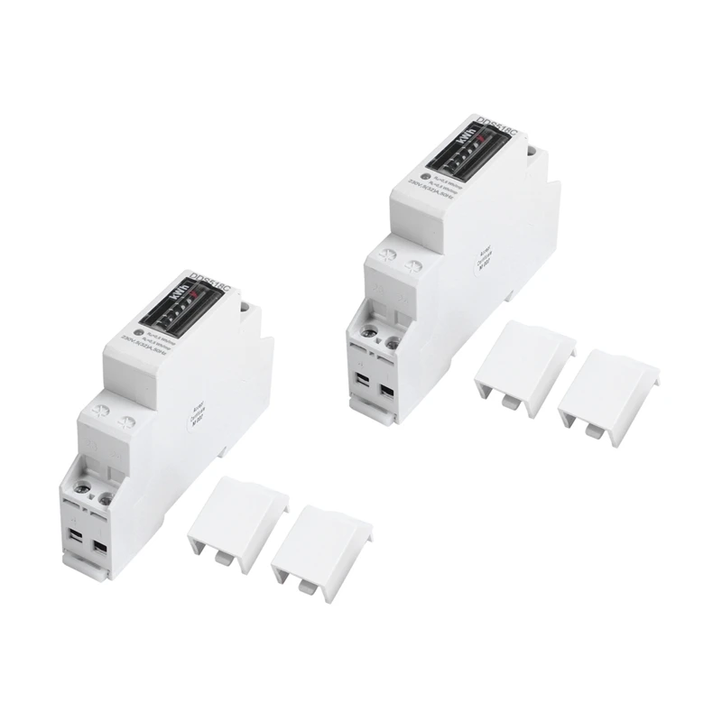 

HLZS-2X Din Rail, однофазный аналоговый счетчик, потребление электроэнергии, ваттметр, измеритель энергии, Вт кВтч, 5-32 А, переменный ток, 230 В