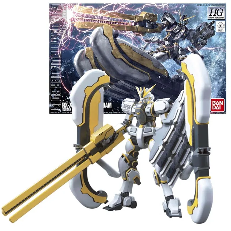 Anime Figures Hg Rx-78al Atlas Thunderbolt Mobile Suit Gunpla Action Figure Toys For Boys Gifts