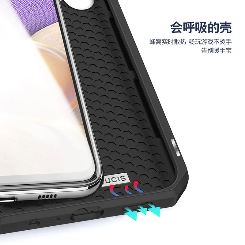 Duxducis Pu Leather Case For Samsung Galaxy A71 A52 Note20 Ultra 5g Coque Luxury Thin Flip Cover Wallet Phone Cases