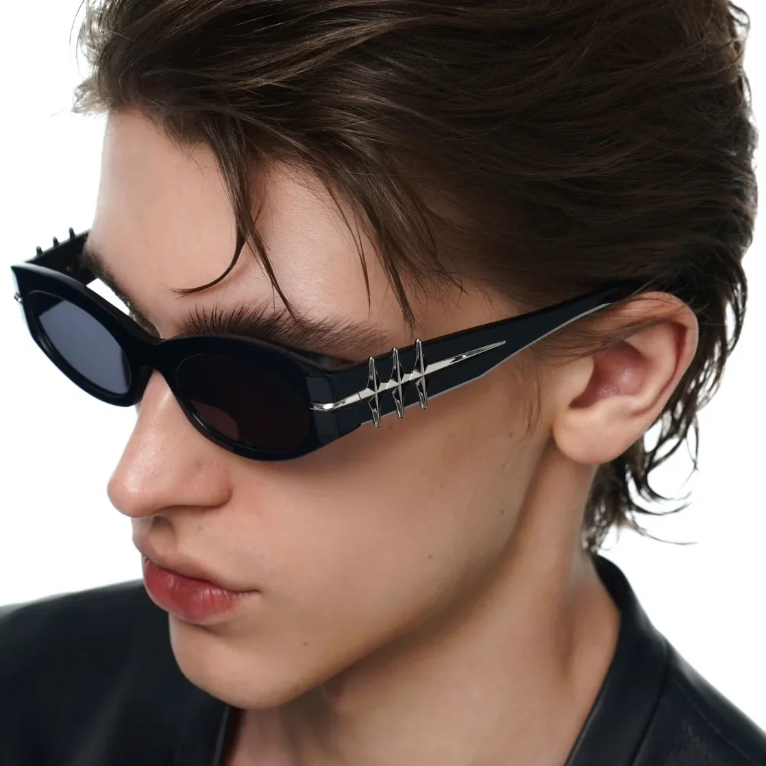 Солнцезащитные очки Y2K мужские/женские винтажные Роскошные брендовые