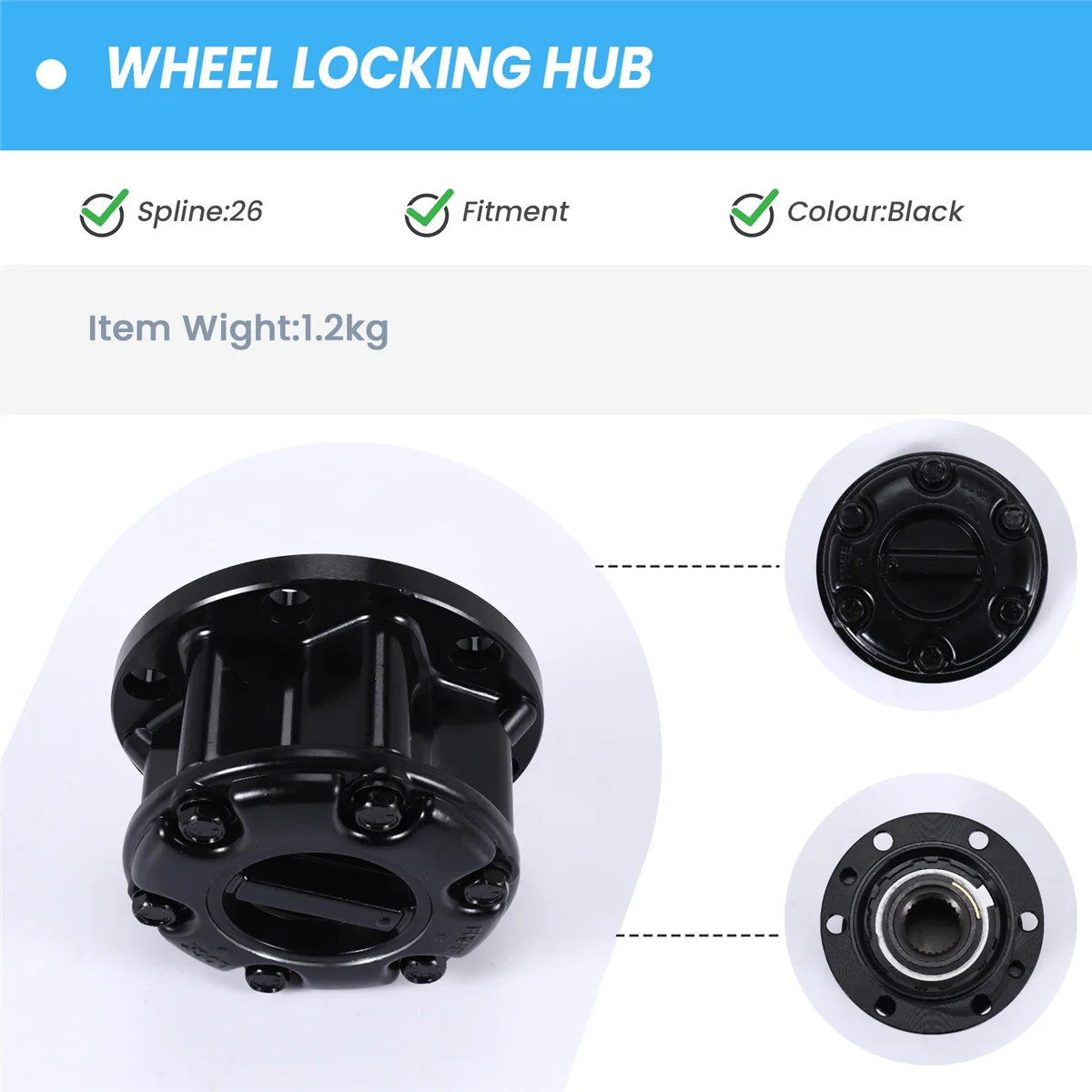 Ступица блокировки колеса B029 43810-60A00 AVM438 Замок 26 сплит для Suzuki Vitara X-90 Escudo 89-01 JIMNY SJ