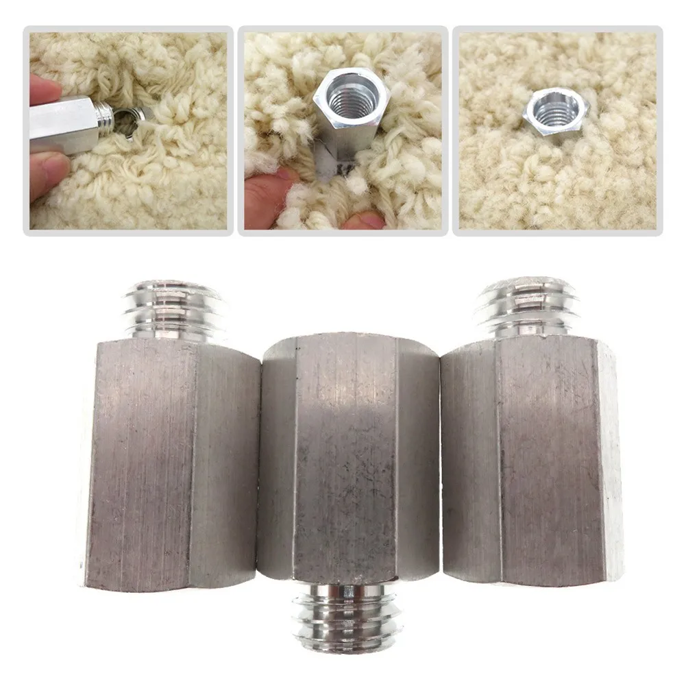 

Durable High Quality Polisher Interface Adapter Accessories Adapter Bolt Double Sided Wool Pad For Angle Grinder