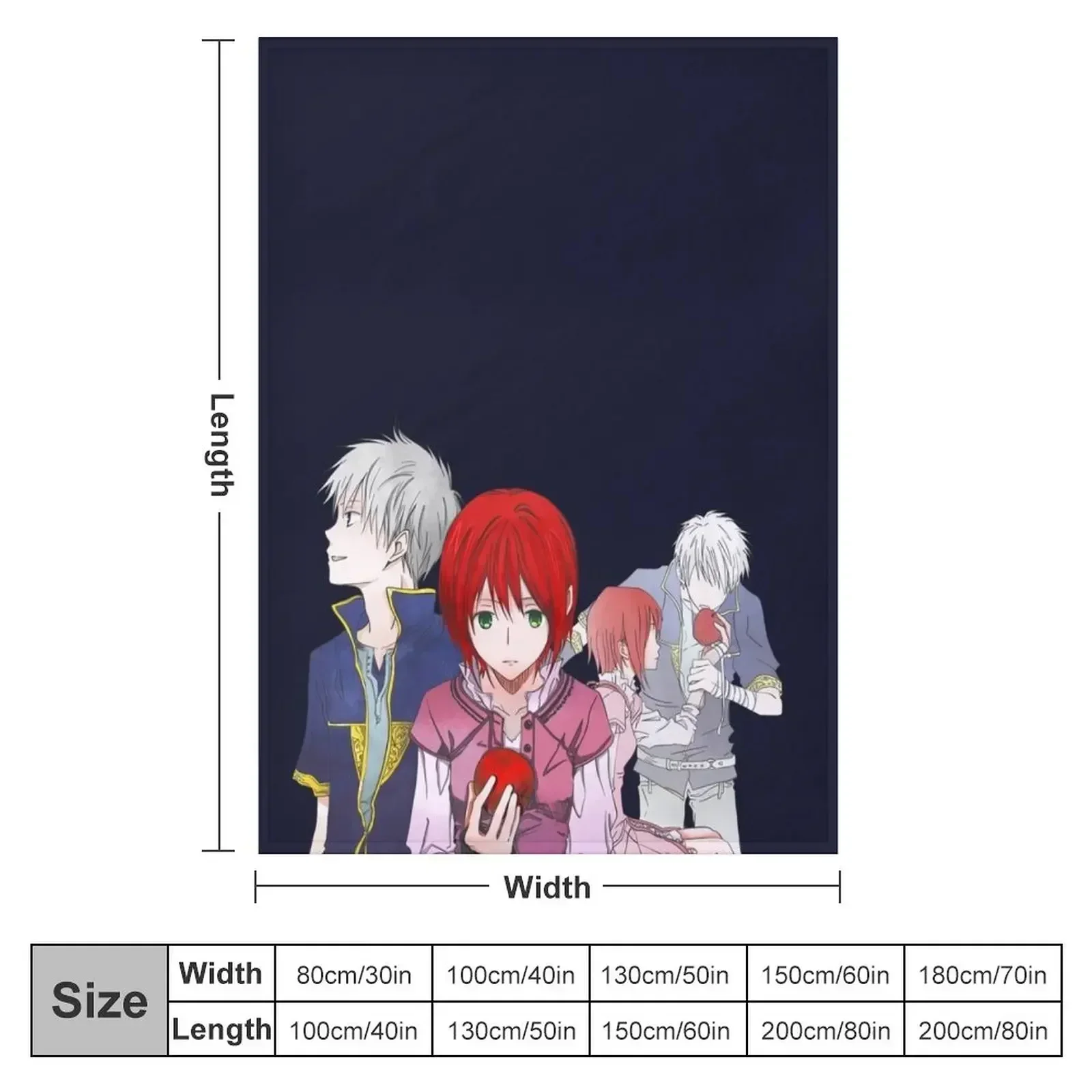 Одеяло Akagami no Shirayukihime декоративные диваны косплей аниме многофункциональные