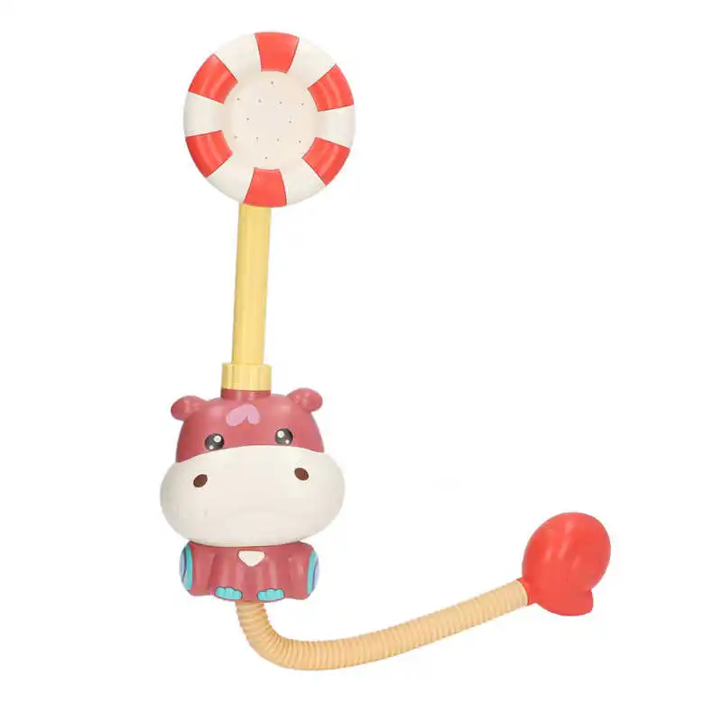 

Shower Head Toy Cute Cartoon Animal Prevent Clogging Toddler Bathtub Toy for Girls