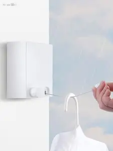 Скрытая веревка для одежды балкон отверстие ПЕРФОРИРОВАННОЕ сжатие стальной проволоки вешалка для одежды Крытый раздвижное одеяло 