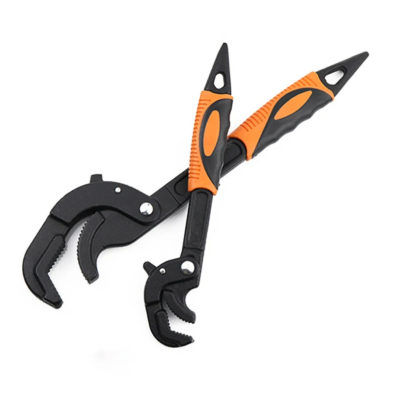 

14-30 / 30-60mm Key Pipe Wrench Open End Spanner Set High-carbon Steel Snap Grip Tool Plumber Multi Hand Tool