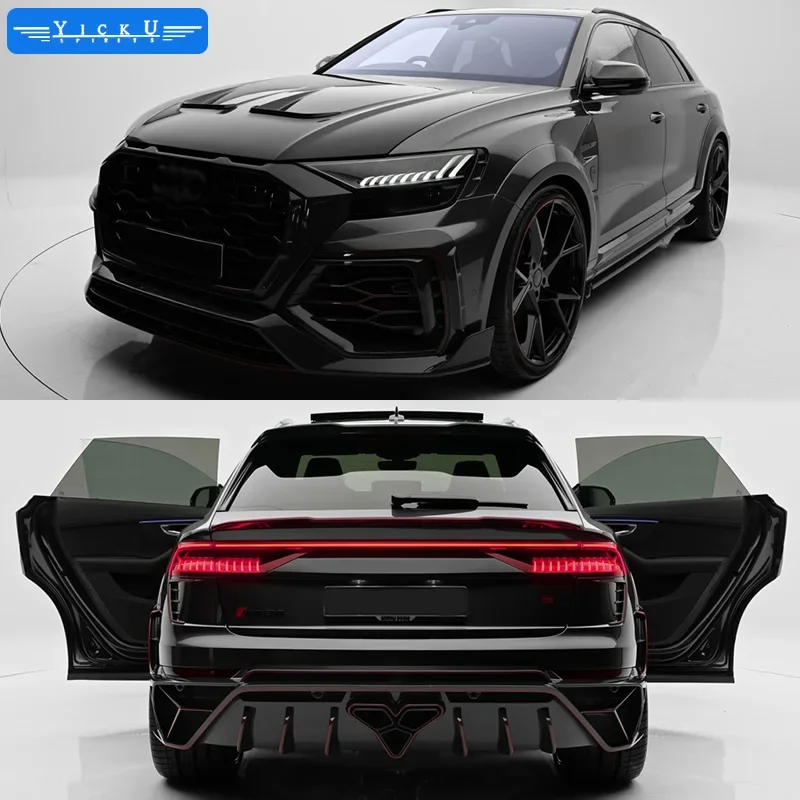 Подходит для Audi RS Q8 подтяжка лица mansoy сухой обвес из углеродного волокна передний