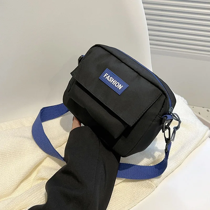 Женская парусиновая сумка в японском стиле для девочек маленькие сумки на плечо