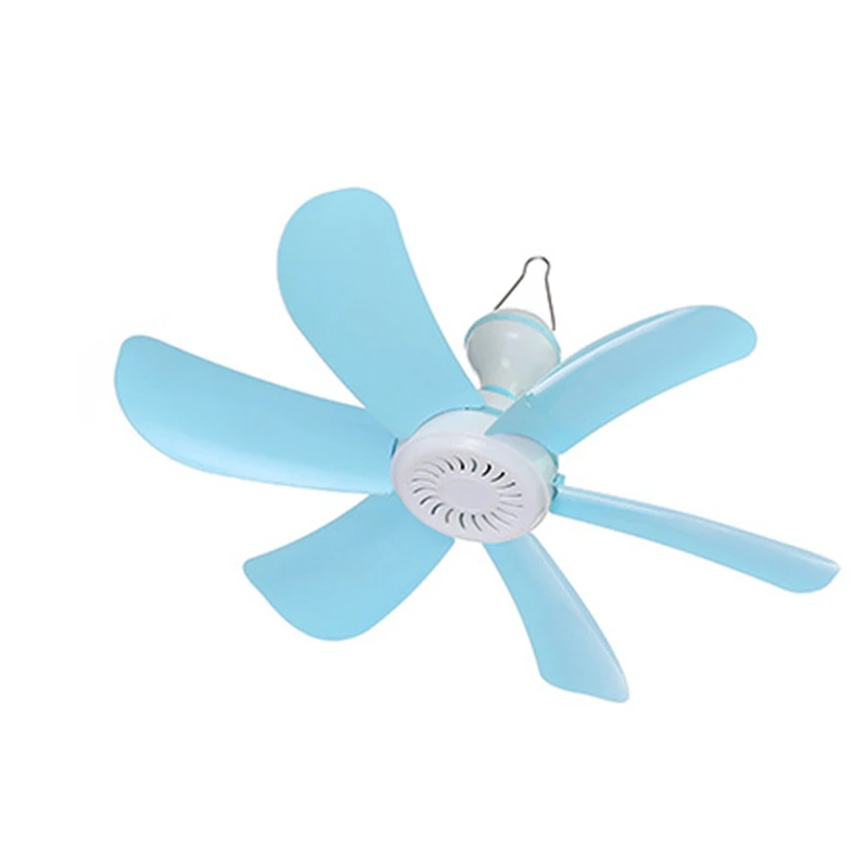 

Powered Ceiling Fan Timinghanging Fan for Camping Bed Dormito US Plug C