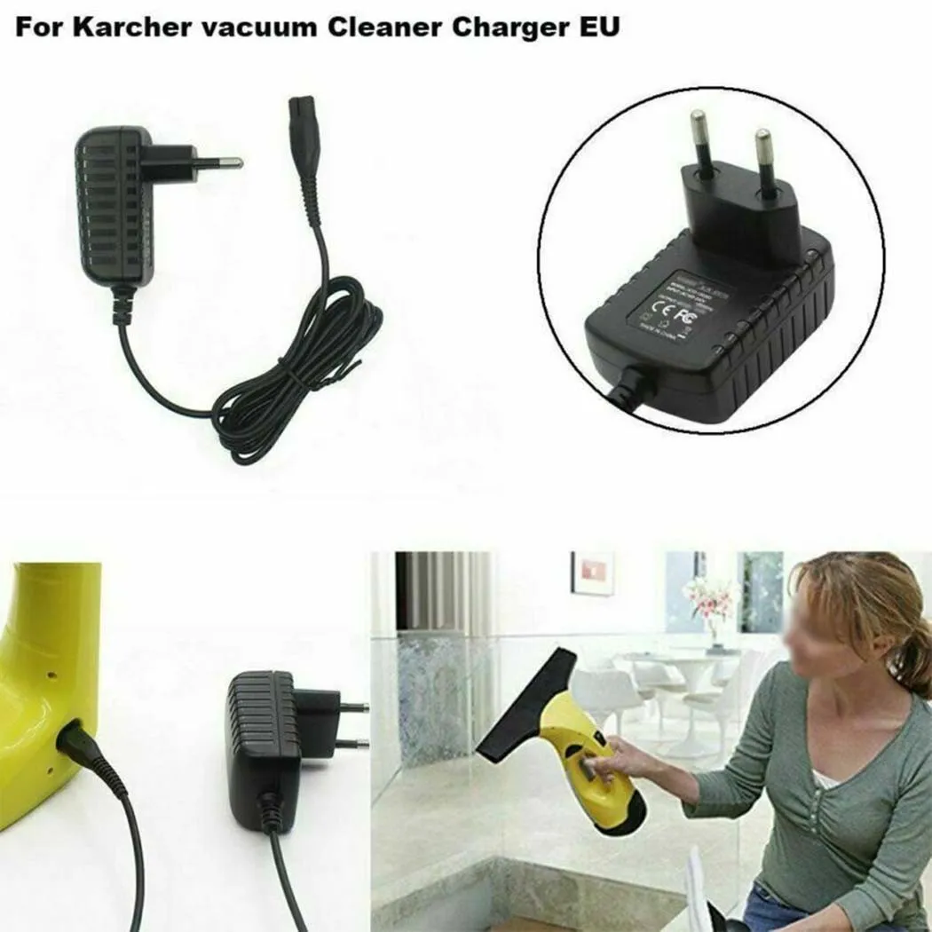 Karcher – chargeur d'aspirateur en verre WV 1/2/5/50/55/60/70/75  prise ue  prise fenêtre  chargeur