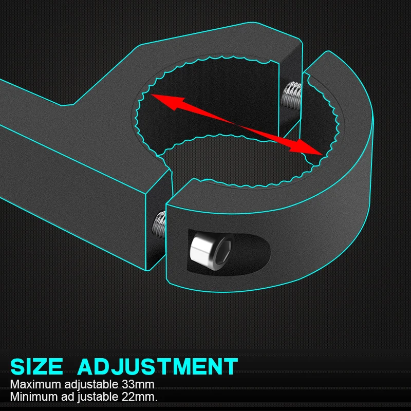 22-33 мм кронштейн для прожектора мотоцикла светодиодные зажимы фар зажим трубки