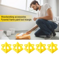 10pcs pyramid stands set triangle stands paint tool triangle paint pads feet for woodworking carpenter accessories paint pads
