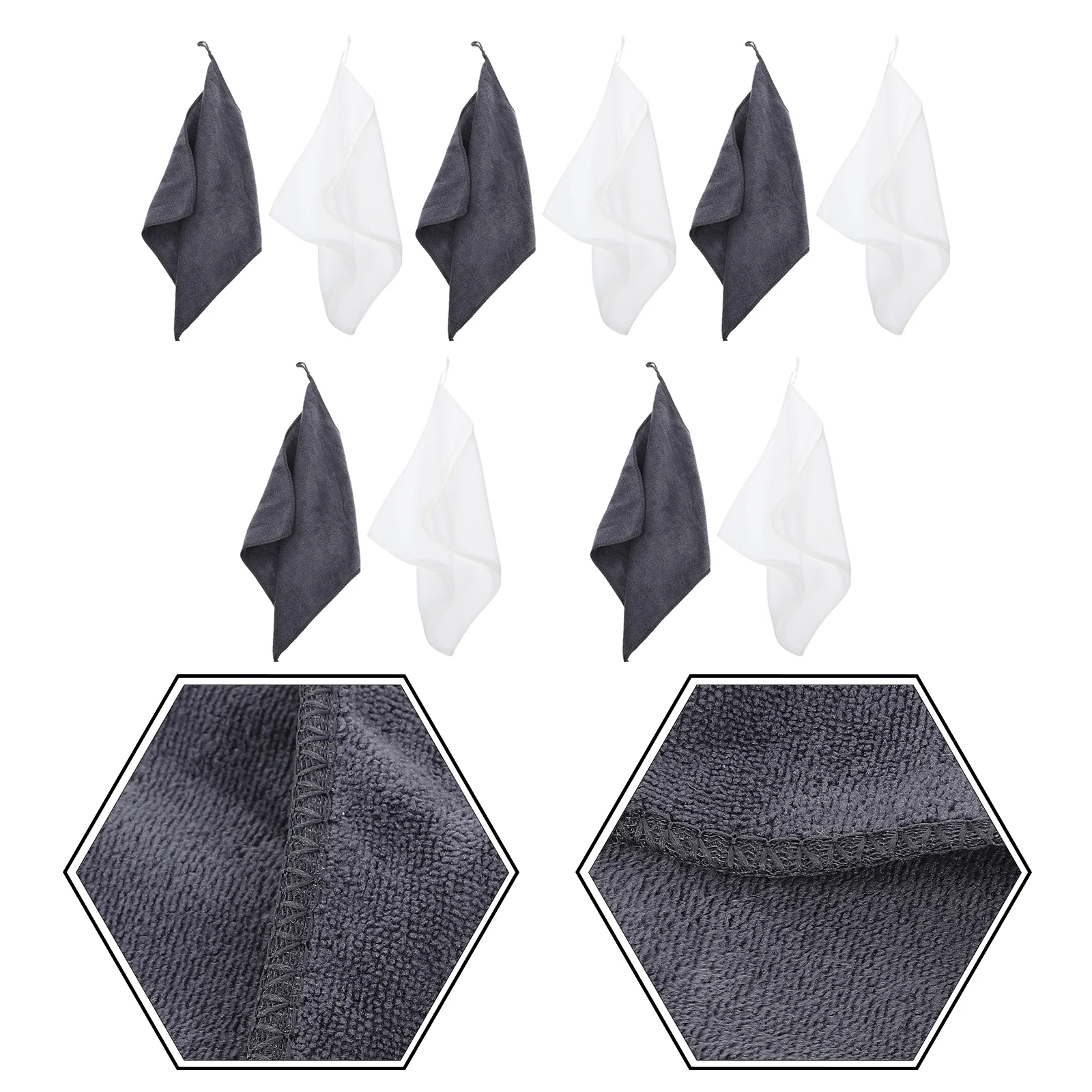 

10Pcs Cleaning Towels Supple Kitchen Towels Quick Dry Towel Kitchen Wiping Rag