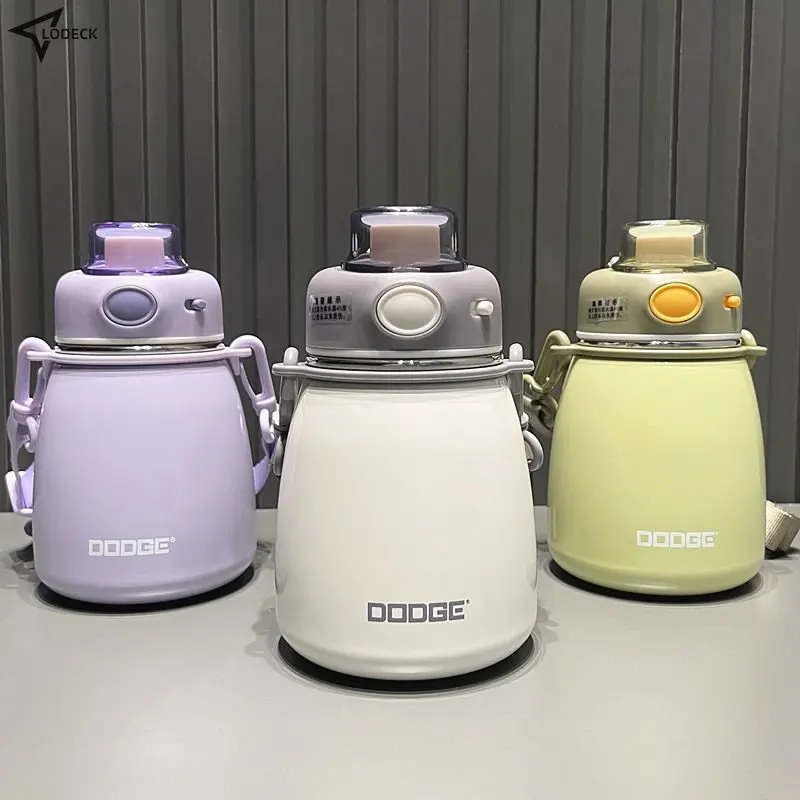 

children's Thermo Bottle Water Termo Kettle Tumbler With Straw Garrafa De Agua BOTTL Thermos Kawaii Copo Termico Thermal MUG CUP