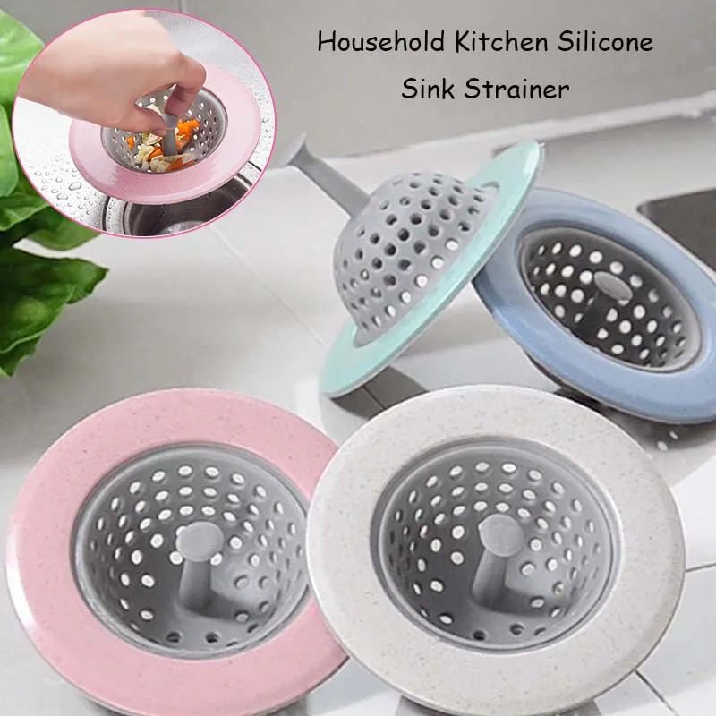 1 шт. силиконовые сливные фильтры для ванной комнаты |