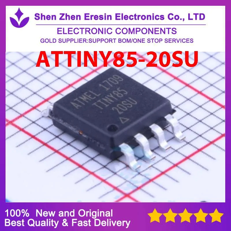 

Бесплатная доставка 5 шт./лот ATTINY85-20SU SOP8 новый и оригинальный
