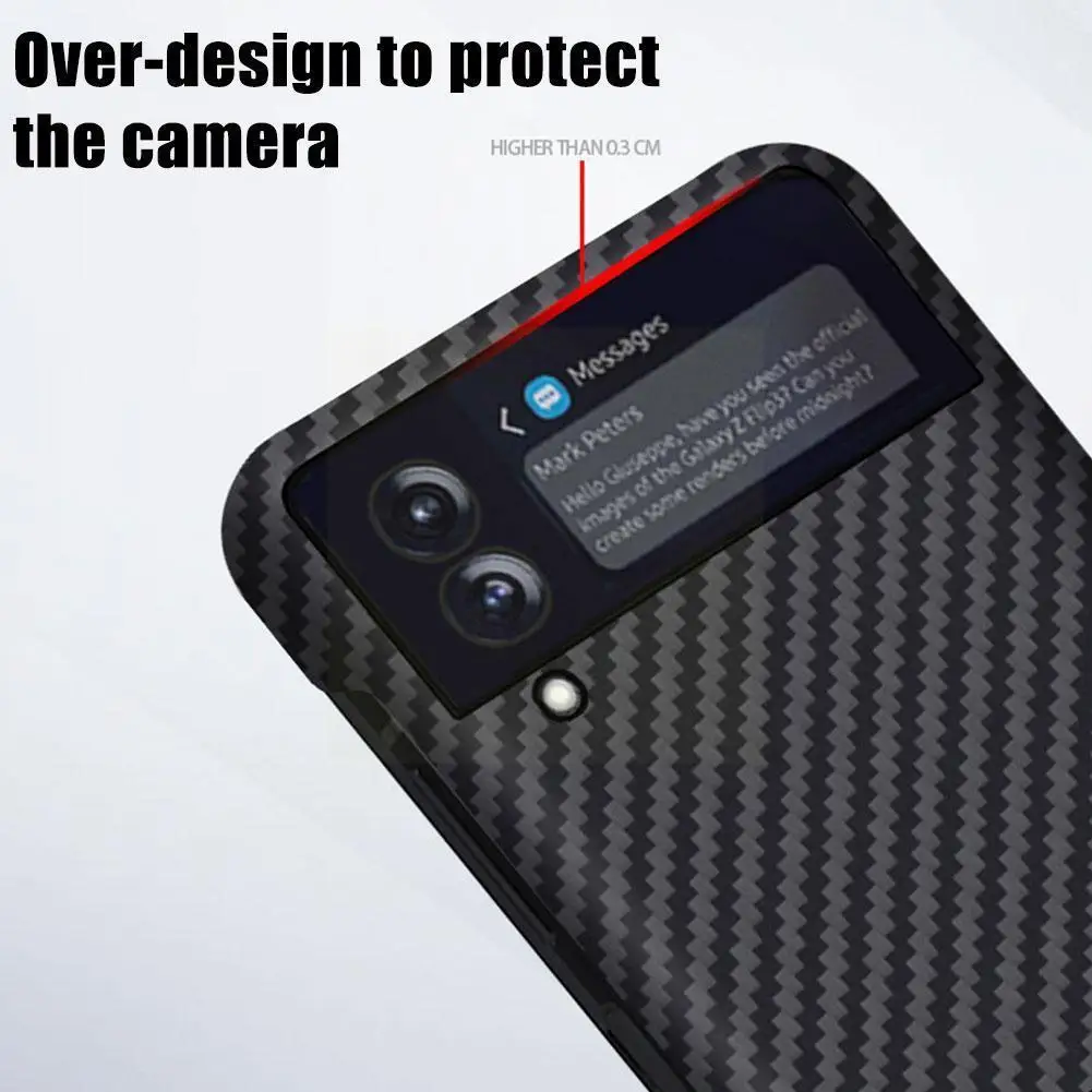 

1 шт., складной тонкий высокопрочный телефон из углеродного волокна для Z Filp3, I5f5