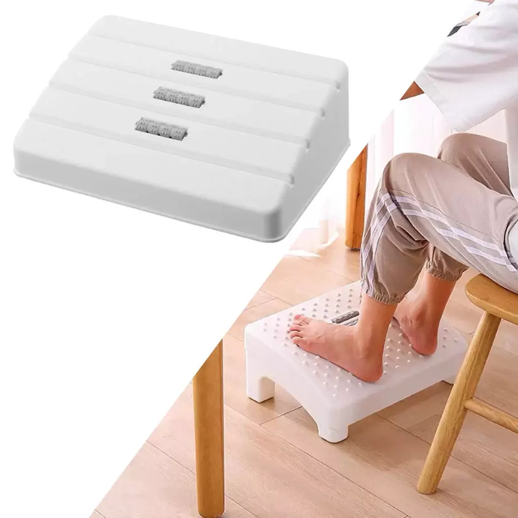 

Comfort Footrest under Desk Non-Skid Relieve Foot Fatigue Foot Pedal Office Footrests