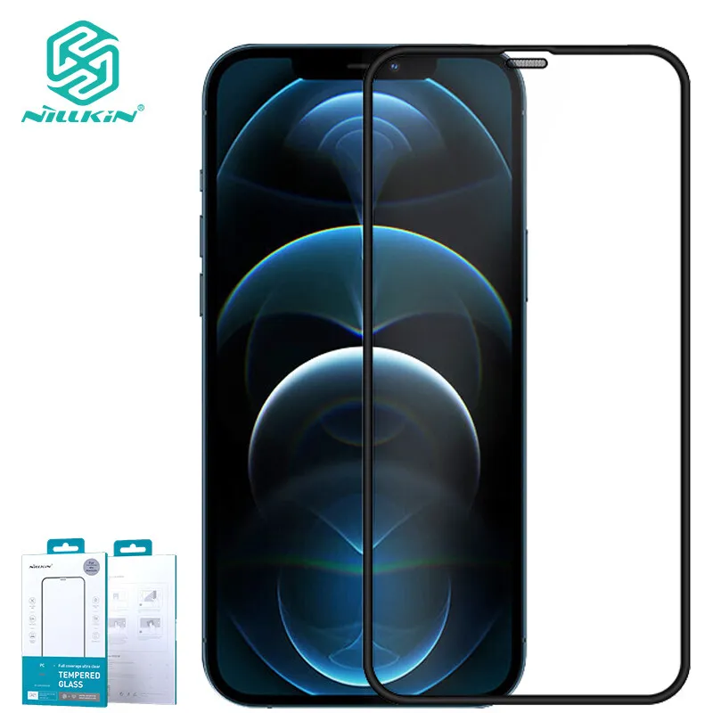 

Стекло защитное Nillkin 3D для IPhone 12 / 12 Pro / 12 Mini / 12 Pro Max