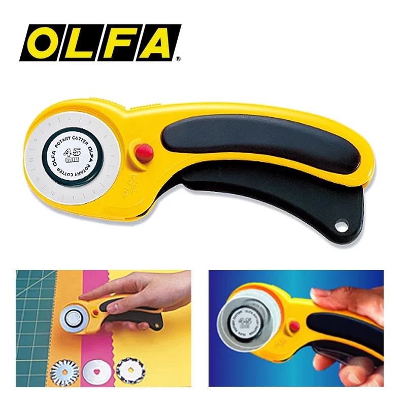 OLFA RTY-2/ DX 45 мм вращающееся лезвие для резки ткани защитное колесо резак экономичен и долговечен