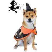 adjustalbe pet witch cloak caps clothes costumes for small medium dogs cats cosplay apparel halloween party decoration outfits