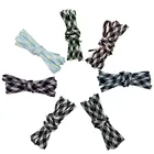 Weiou трендовые индивидуальные спортивные мужские женские мужские плоские двухцветные шнурки для обуви, светящиеся шнурки для кроссовок, брезентовые ботинки