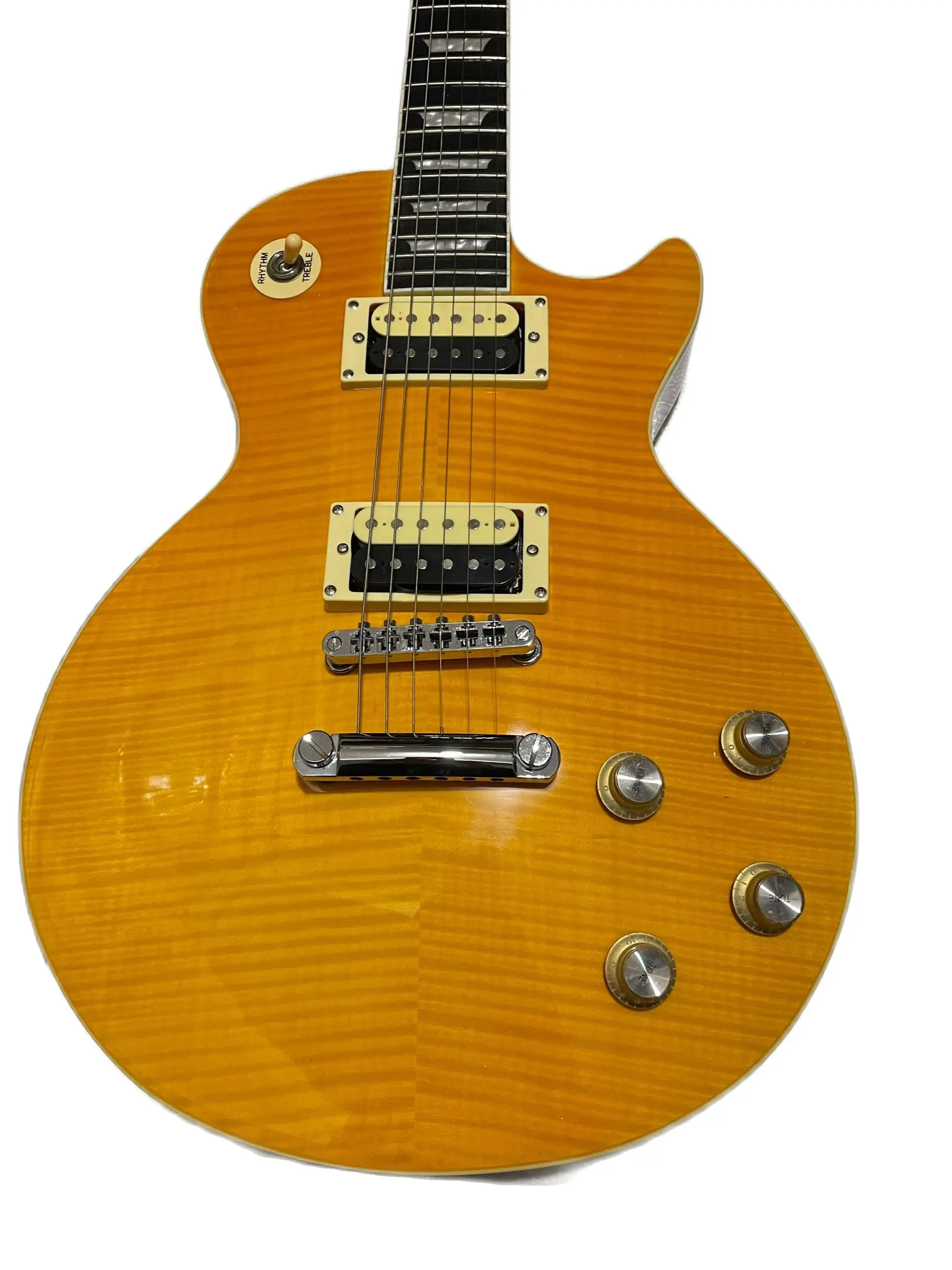 Новинка! Прозрачная светильник ческая гитара светло-желтого цвета со