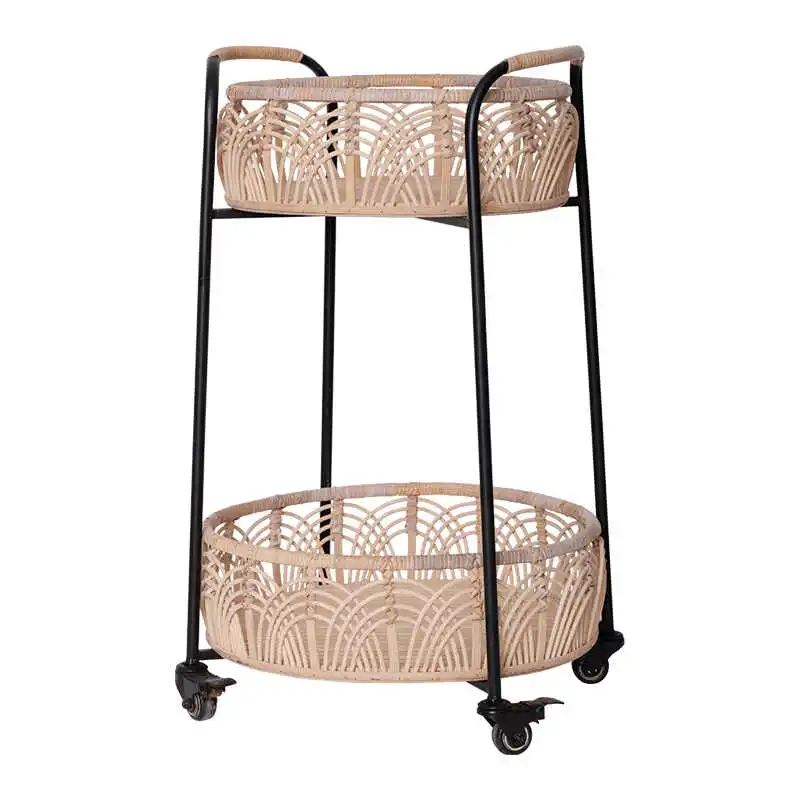 Итальянский дизайн сидячий диван столы для хранения из ротанга современный