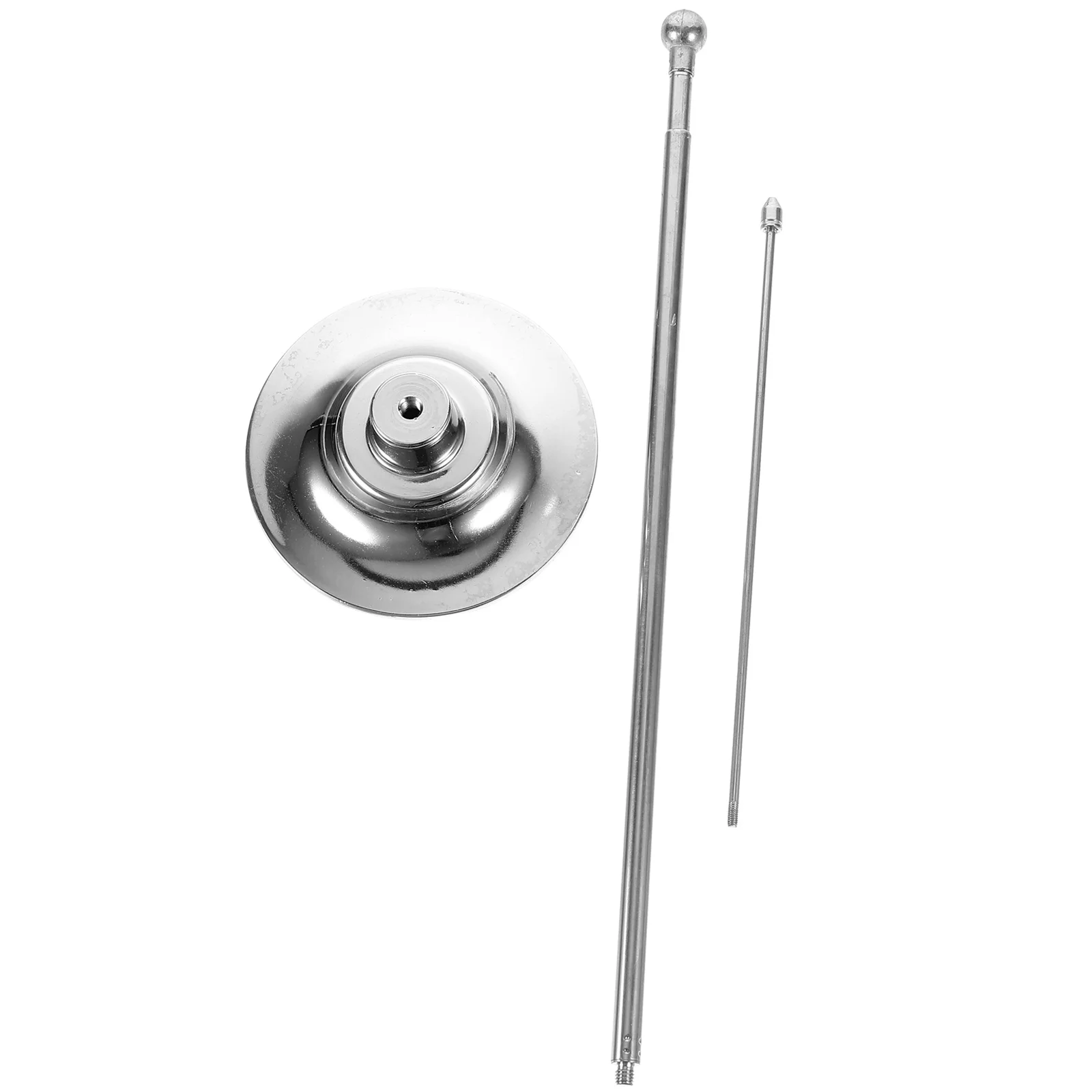 

Desktop Flagpole Homey Table Decorative Holder Bracket Family Stainless Steel Household
