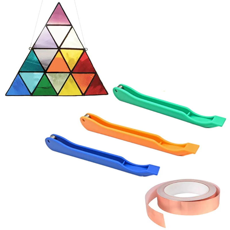 1 шт. 7/32 &quotмедная фольга ручной фольги для витражей простой витраж фойлер